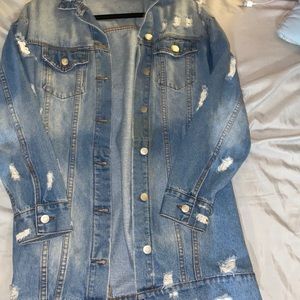 Fashion Nova oversized jean jacket